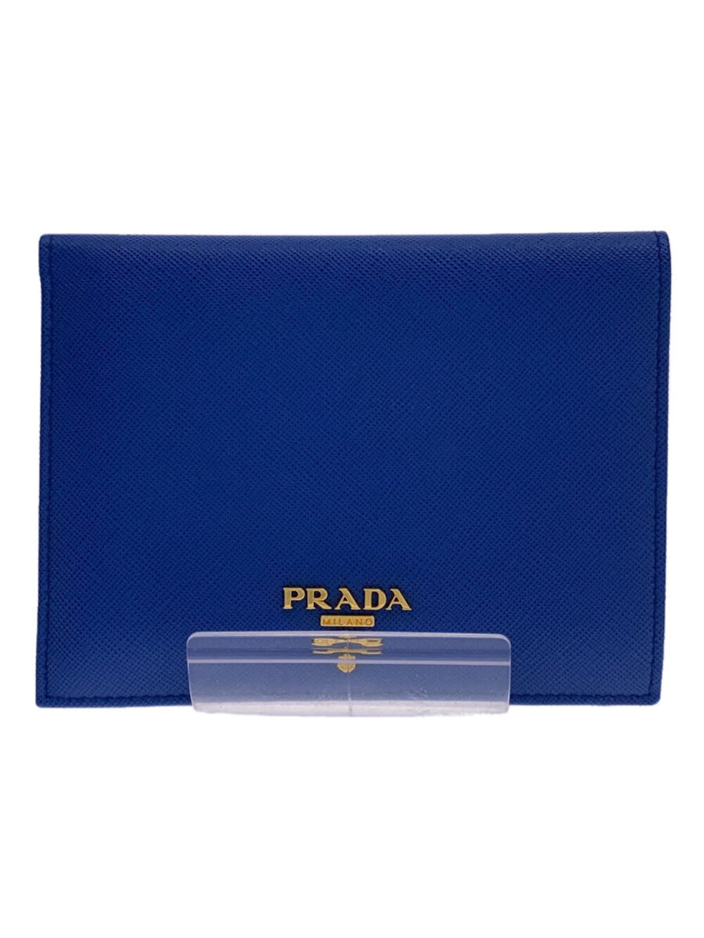 Prada Card Case Wallet Blue